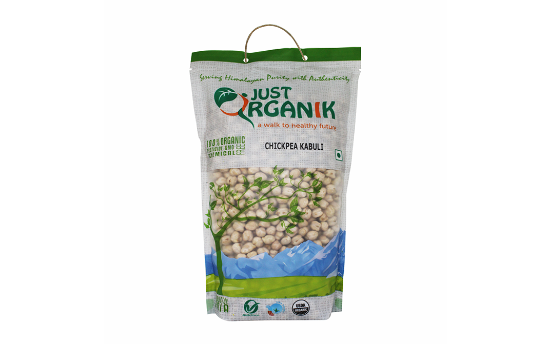 Just Organik Chickpea Kabuli   Pack  1 kilogram